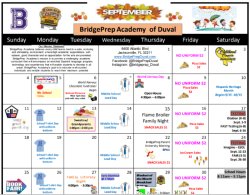 September Activities Calendar! 